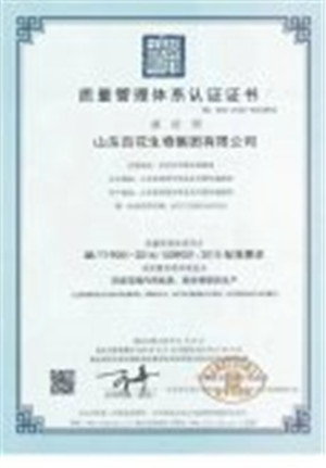 質(zhì)量管理體系認證證書